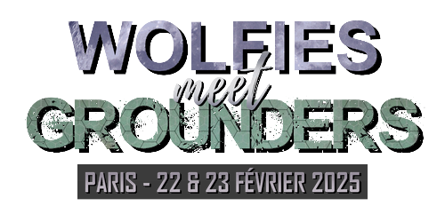 Logo wolfies meet grounders teen wolf convention the 100 paris